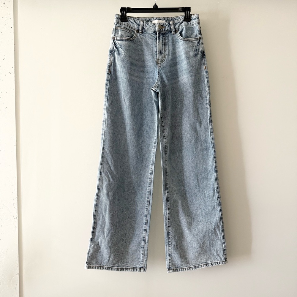 Habitual 6/28 Blue Wide Leg High Rise Jeans